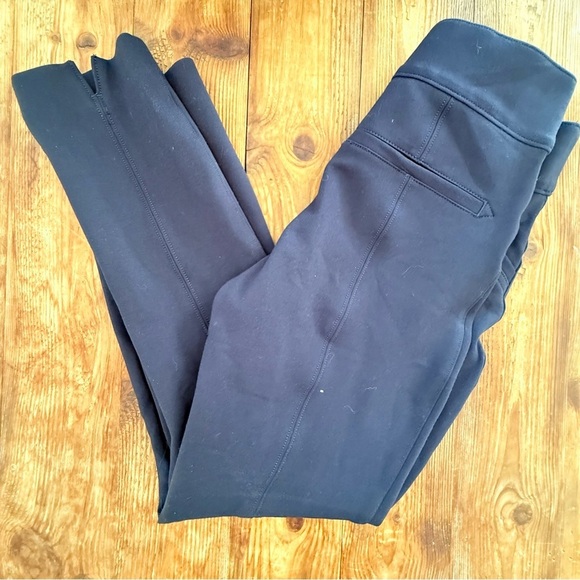 SPANX Women’s Backseam Skinny Stretch Pull On Ankle Pants Navy Blue EUC XS - Picture 13 of 14